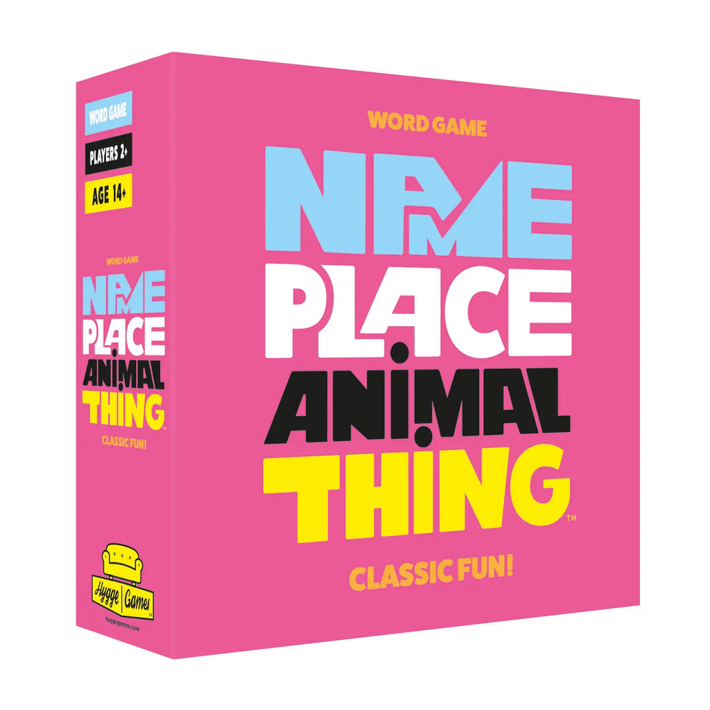 Name, Place, Animal, Thing Game  Hygge Games   