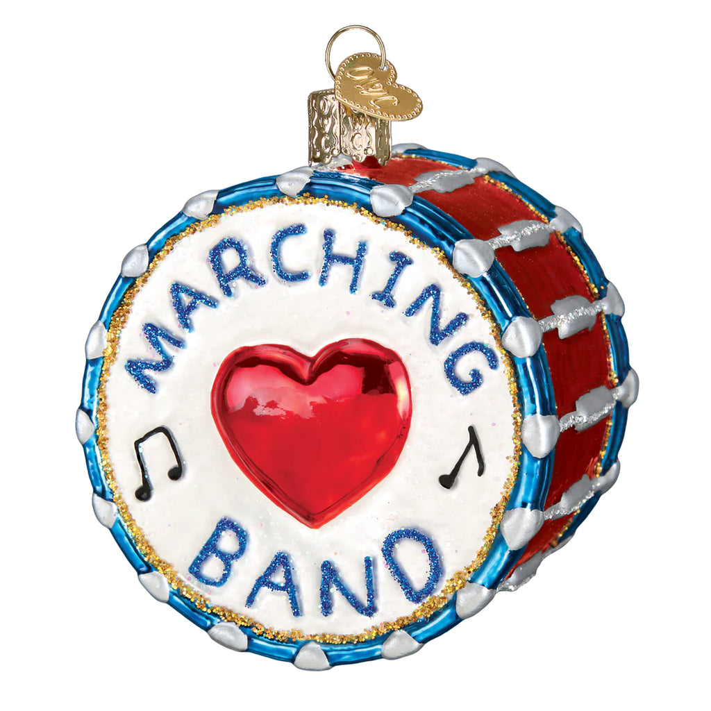 Marching Band Glass Ornament  Old World Christmas   