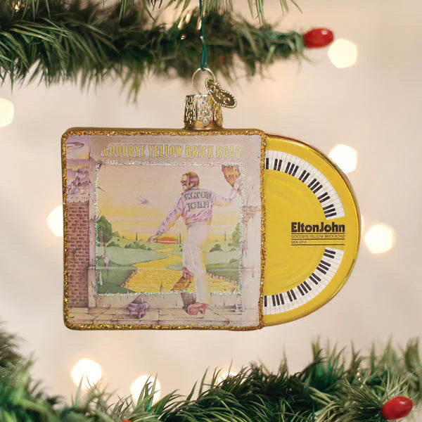 Goodbye Yellow Brick Road Album Ornament  Old World Christmas   