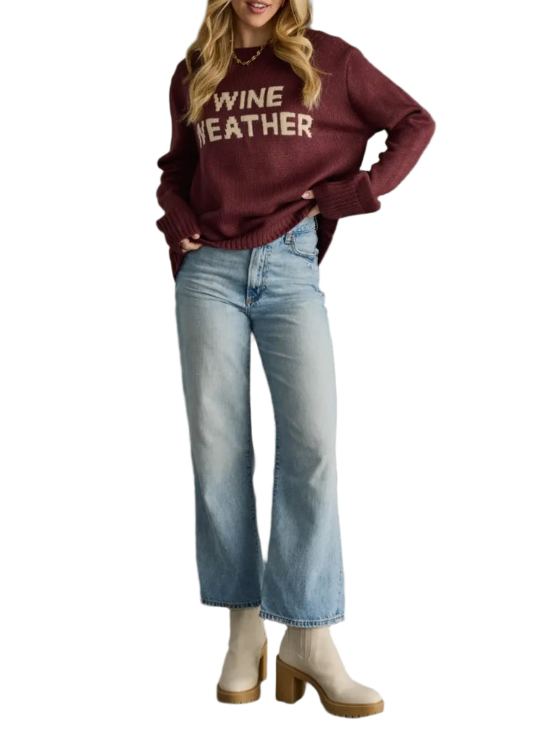 Wine Weather Sweater