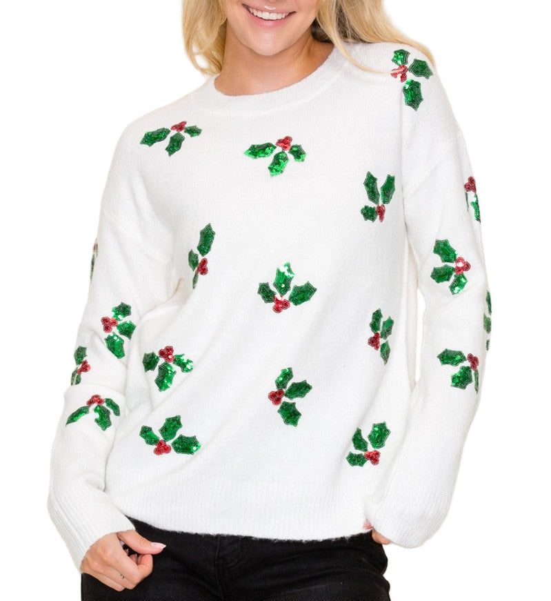 Christmas Mistletoe Sweater