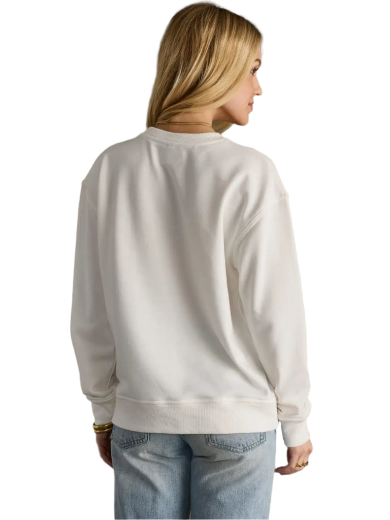 White Believe Sweatshirt