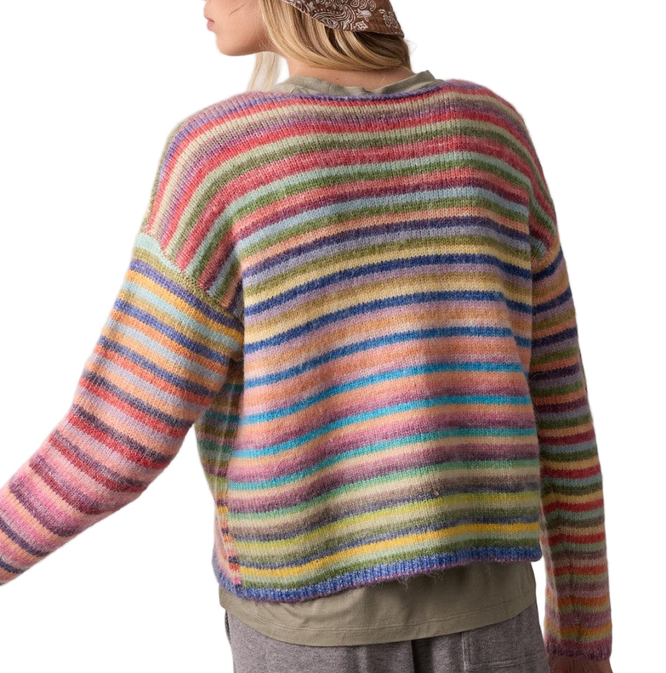 Rainbow Knit Sweater