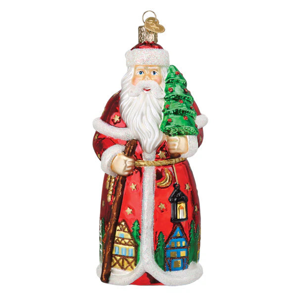 German Santa Ornament  Old World Christmas   