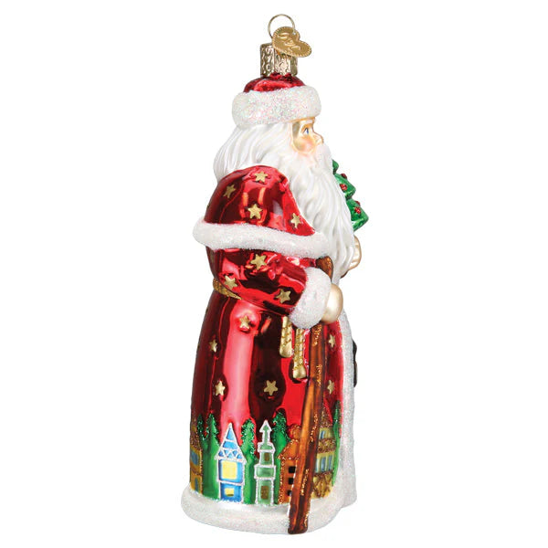 German Santa Ornament  Old World Christmas   