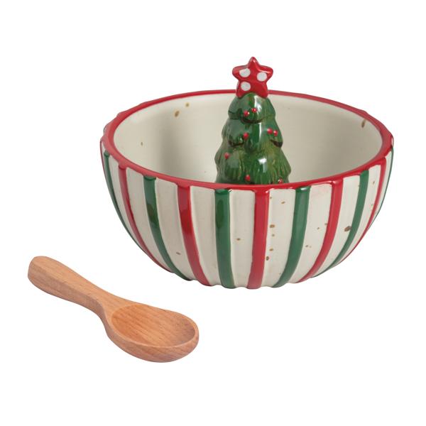 Tree Farm Christmas Candy Dish