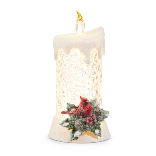 Water Candle with Cardinal