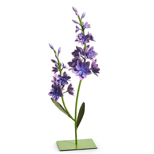 Delphinium Metal Decor