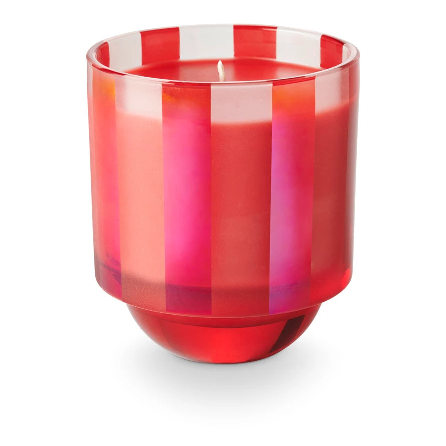 Mistletoe Kisses Glass Candle  Creative Co-Op   