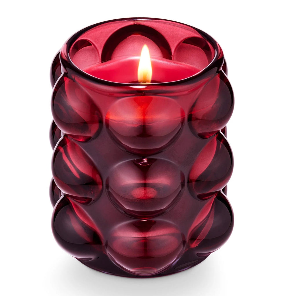 Pomme Rouge glacé glass Candle