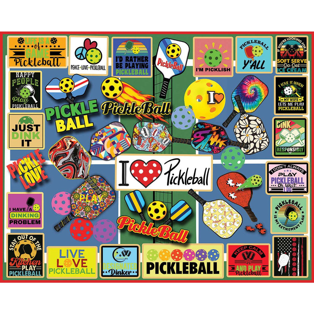 Pickleball Puzzle  White Mountain Puzzles   