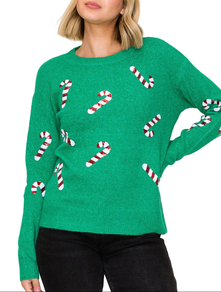 Christmas Candy Cane Sweater