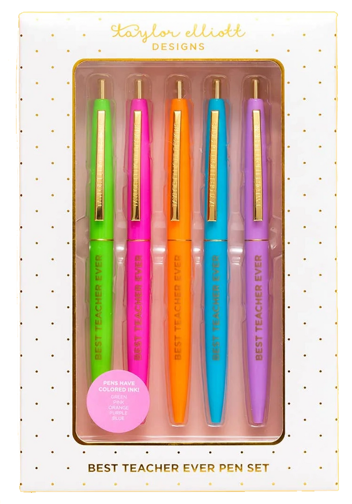 Best Teacher Ever Pen Set