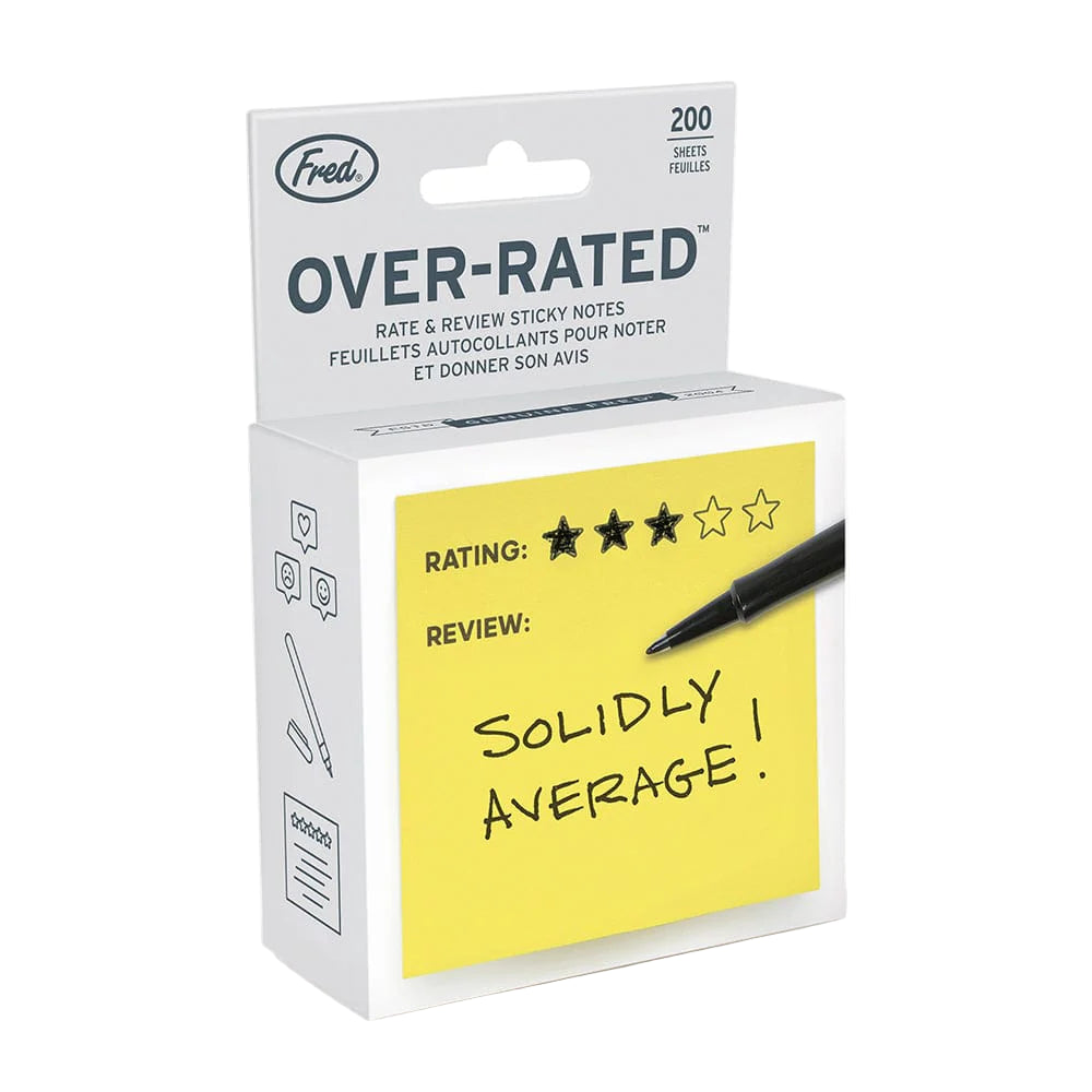 Over-Rated Sticky Notes