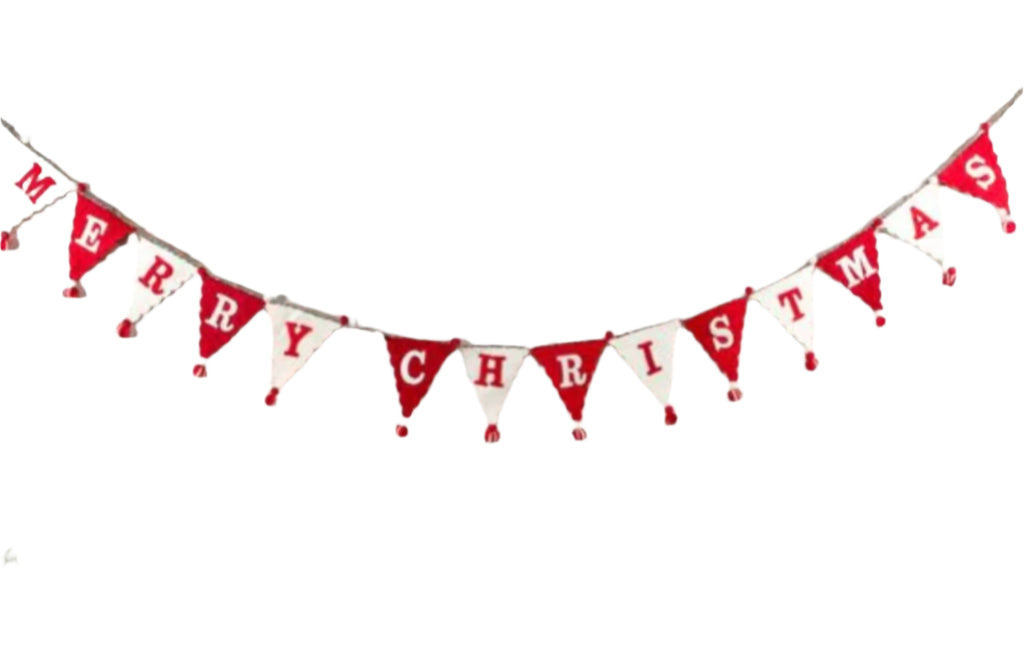 Felt Merry Christmas Garland