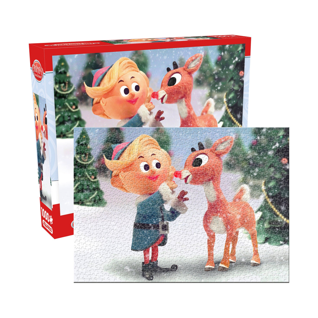 Rudolph Glitter Snow 1000pc Puzzle