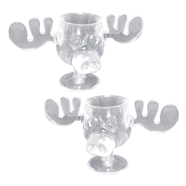 Christmas Vacation Acrylic Moose Mug Set