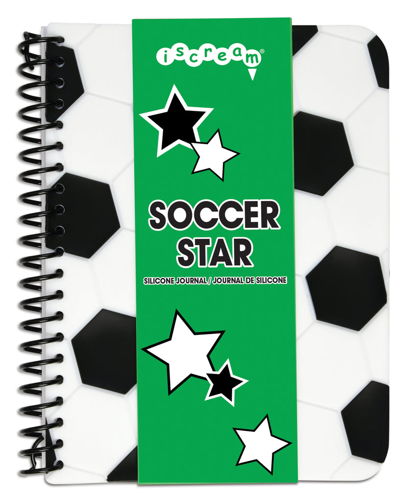 Soccer Star Silicone Journal  Iscream   