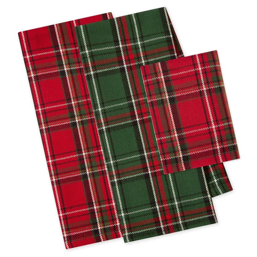 Boughs of Holly Dishtowel Set