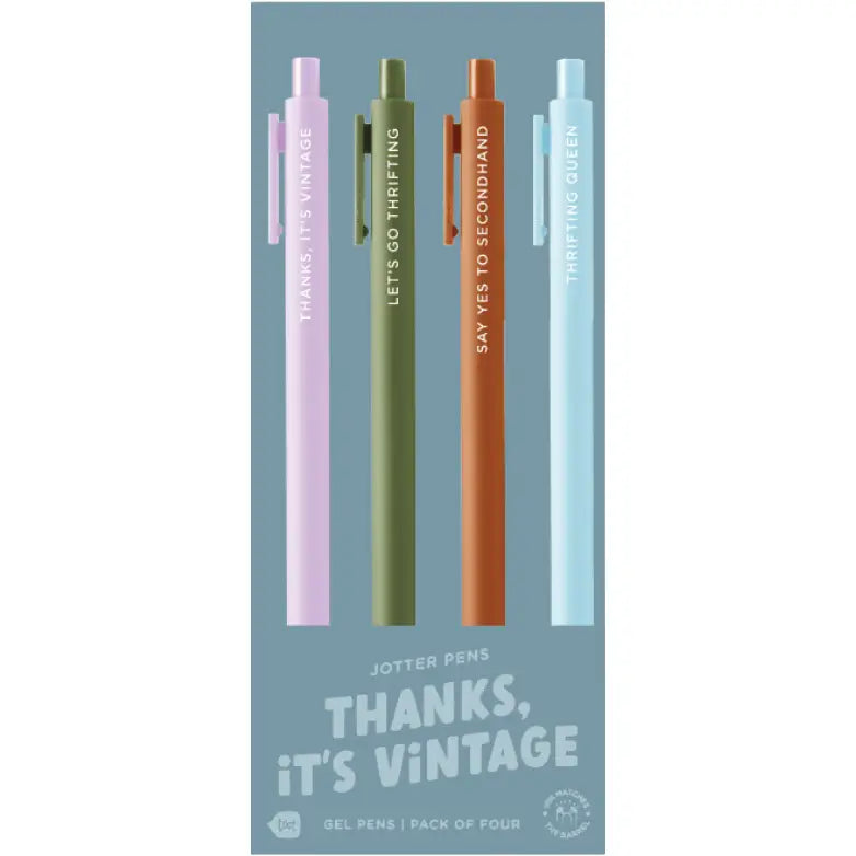 Thanks, It's Vintage Jotter Pen Set