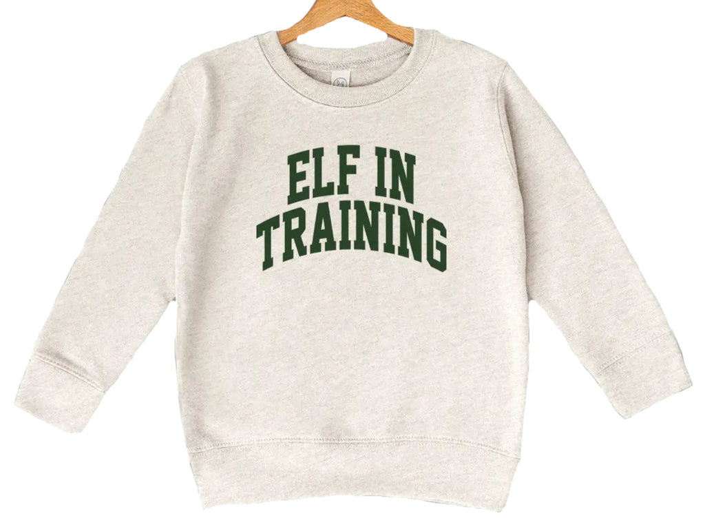Kids Elf in Training Sweatshirt