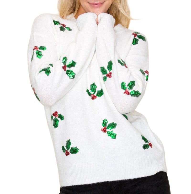 Christmas Mistletoe Sweater