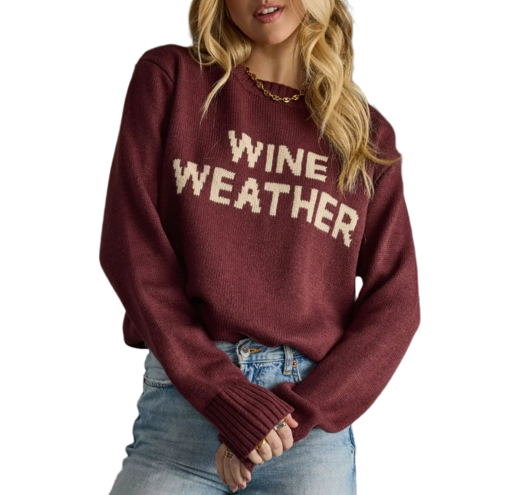 Wine Weather Sweater