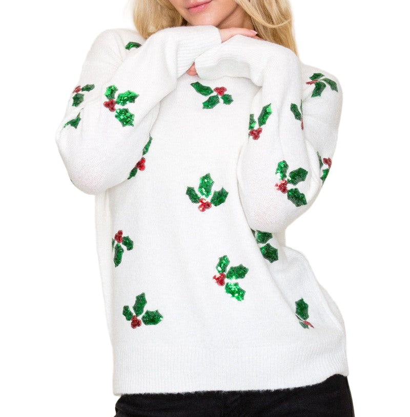 Christmas Mistletoe Sweater