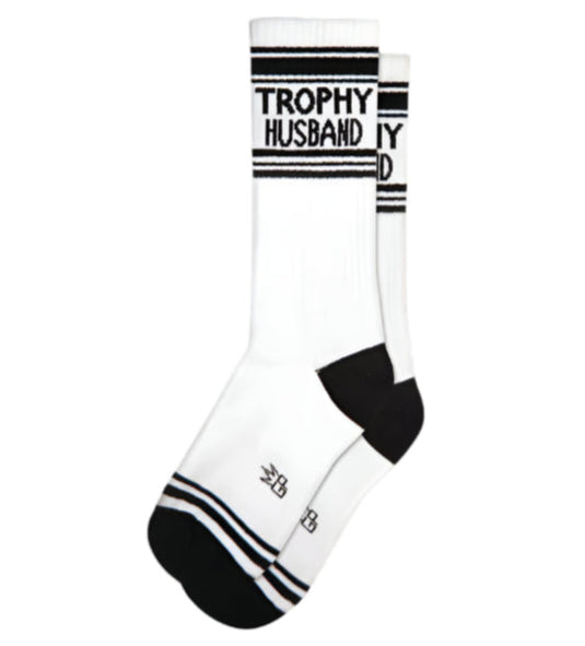 Trophy Husband Gym Crew Socks