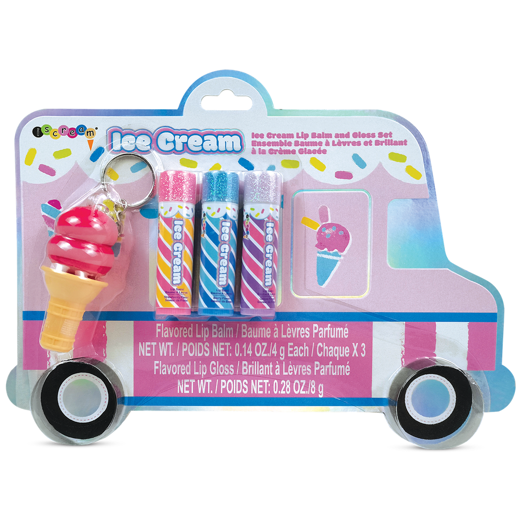 Ice Cream Truck Lip Balm & Gloss Set  Iscream   