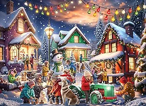 Yuletide Village 1000 Piece Puzzle