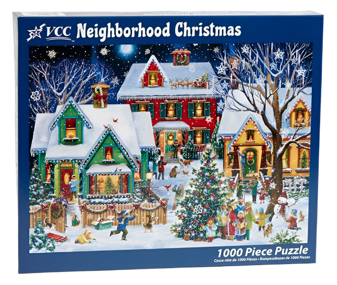 Neighborhood Christmas 1000 Piece Puzzle