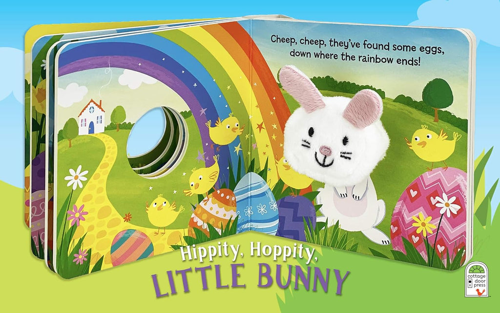 Hippity, Hoppity, Little Bunny Finger Puppet Book  Cottage Door Press   
