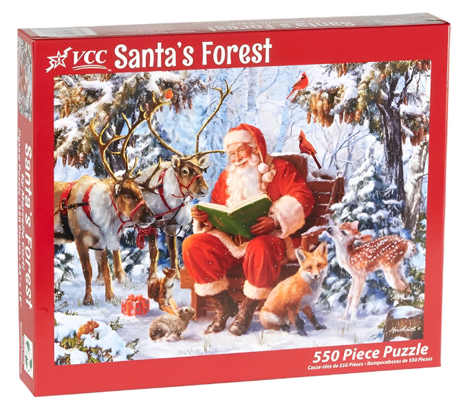 Santa's Forest 550 Piece Puzzle