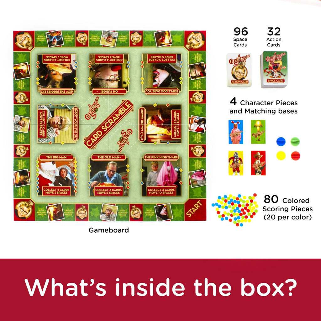 A Christmas Story Card Scramble Game