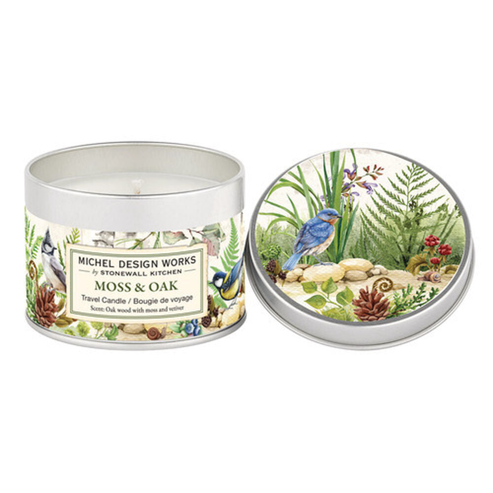 Moss & Oak Hand Soap & Candle  Michel Travel Candle  