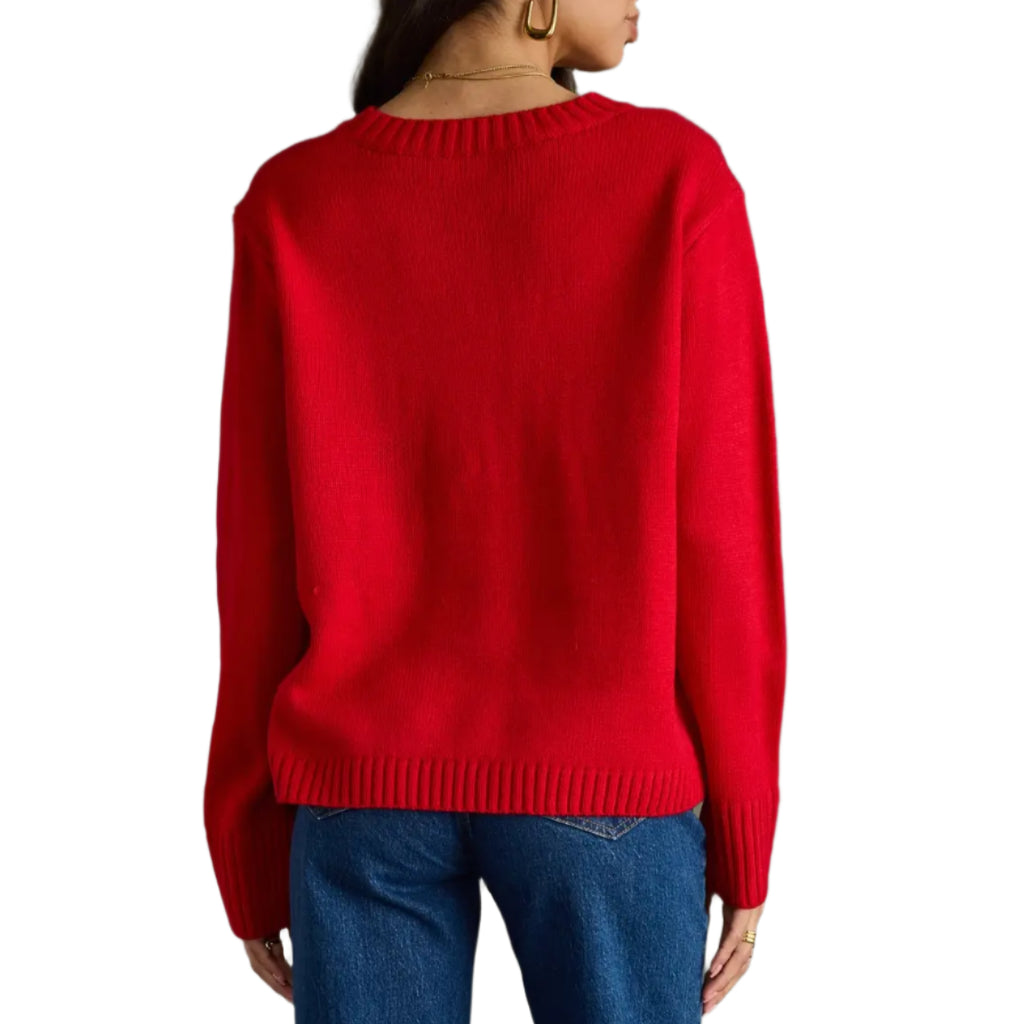 Red & White Merry Sweater