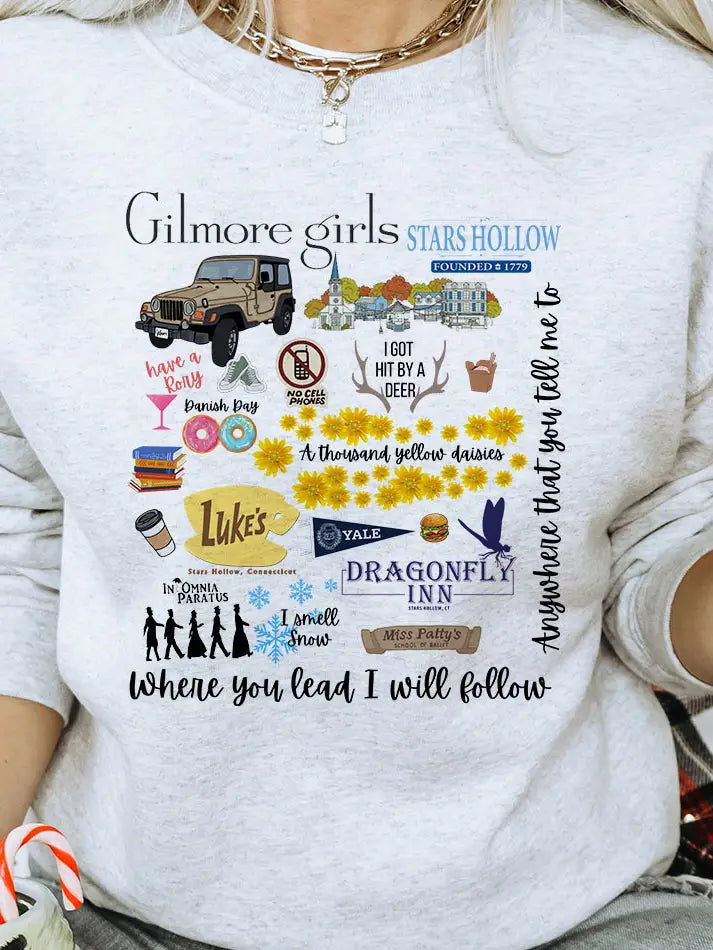 Gilmore Girls Collage Sweatshirt
