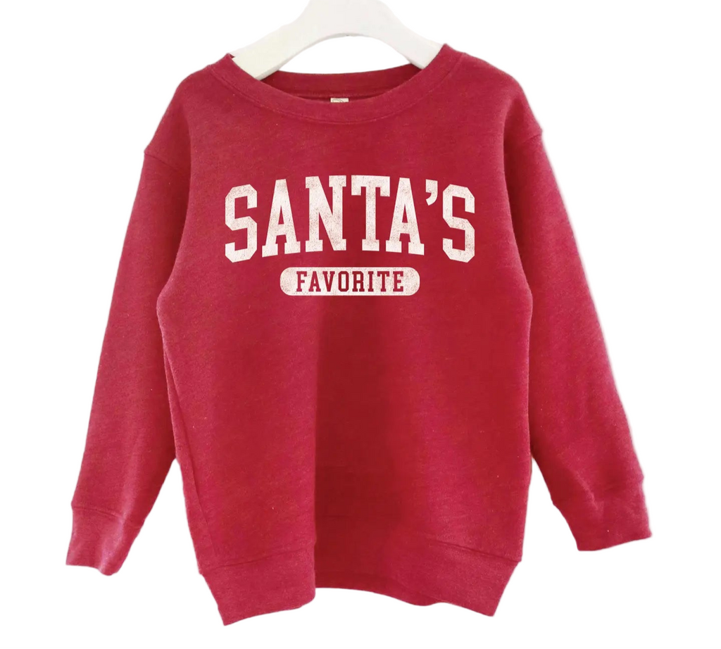 Toddler Santa's Favorite Sweatshirt