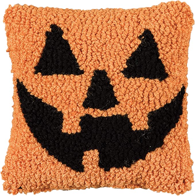 Jack-o-Lantern Pillow  C & F   