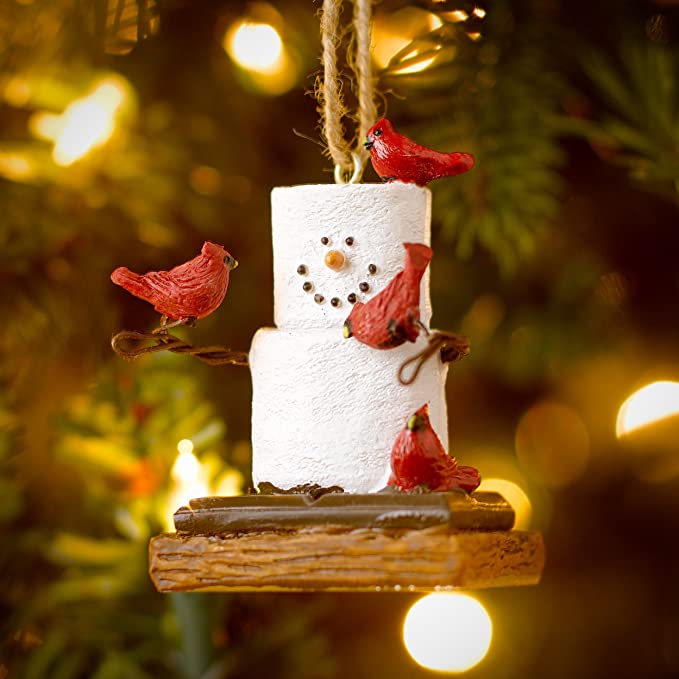 S'mores Cardinal Ornament  Ganz   