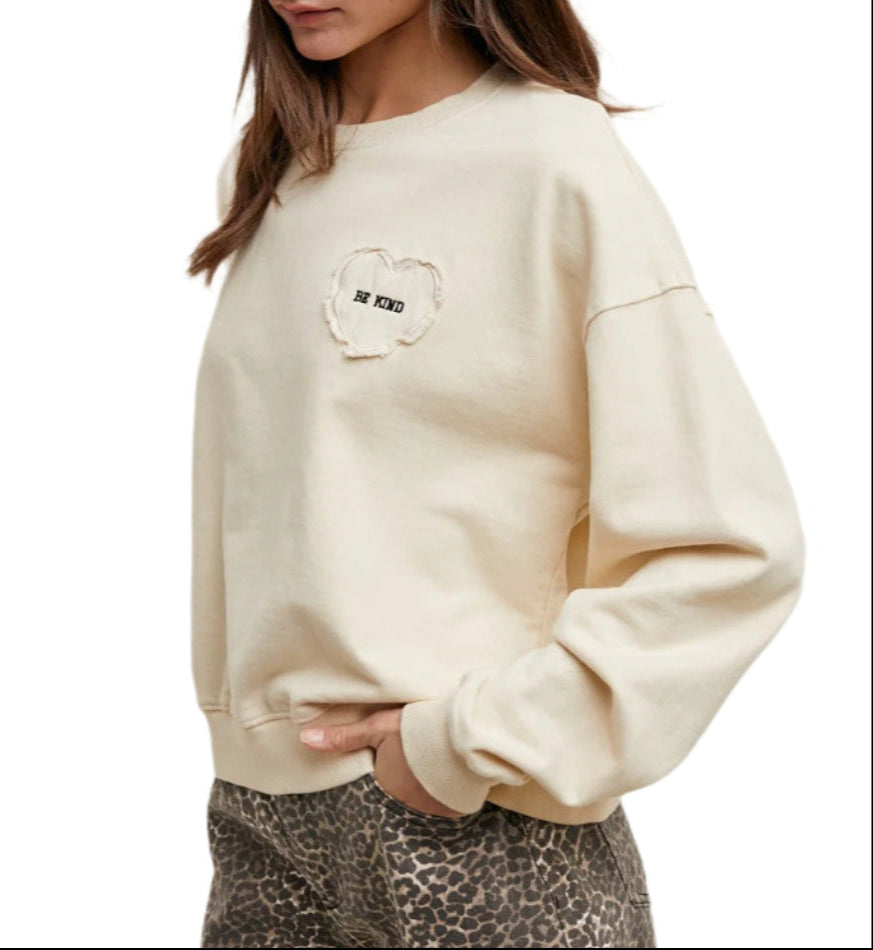 'Be Kind' French Terry Sweatshirt