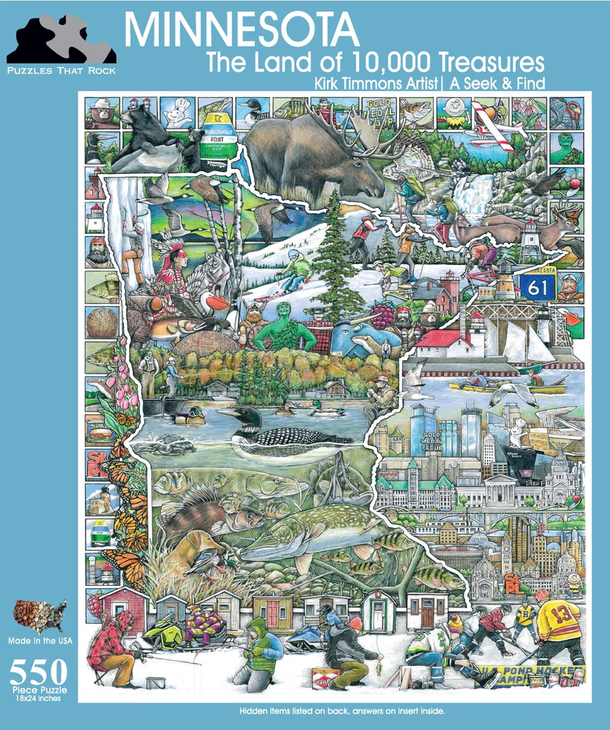 Land of 10K Treasures 550pc Puzzle