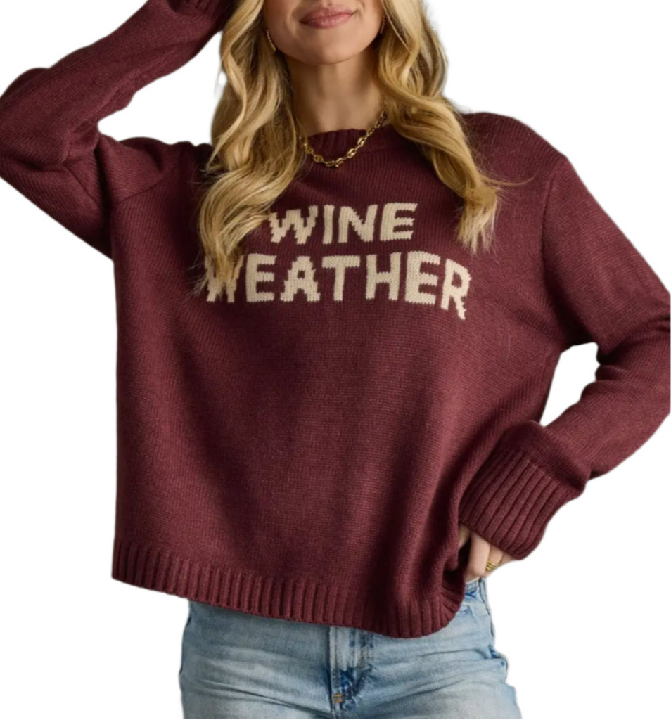 Wine Weather Sweater