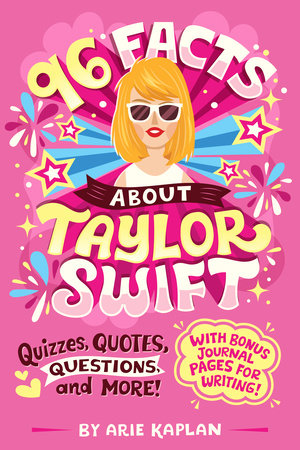 cover of 96 facts about taylor swift book with cartoon taylor