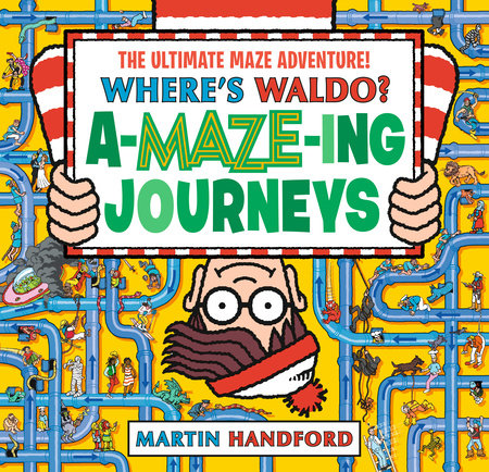where's waldo book cover with mazes and waldo