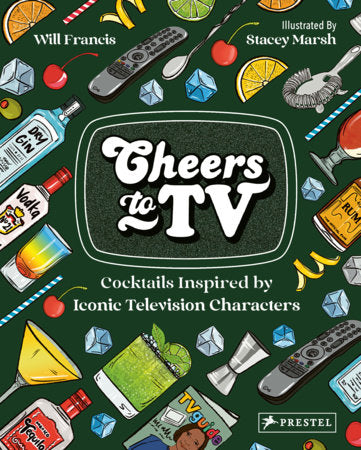 cover of cheers to tv cocktail recipe book