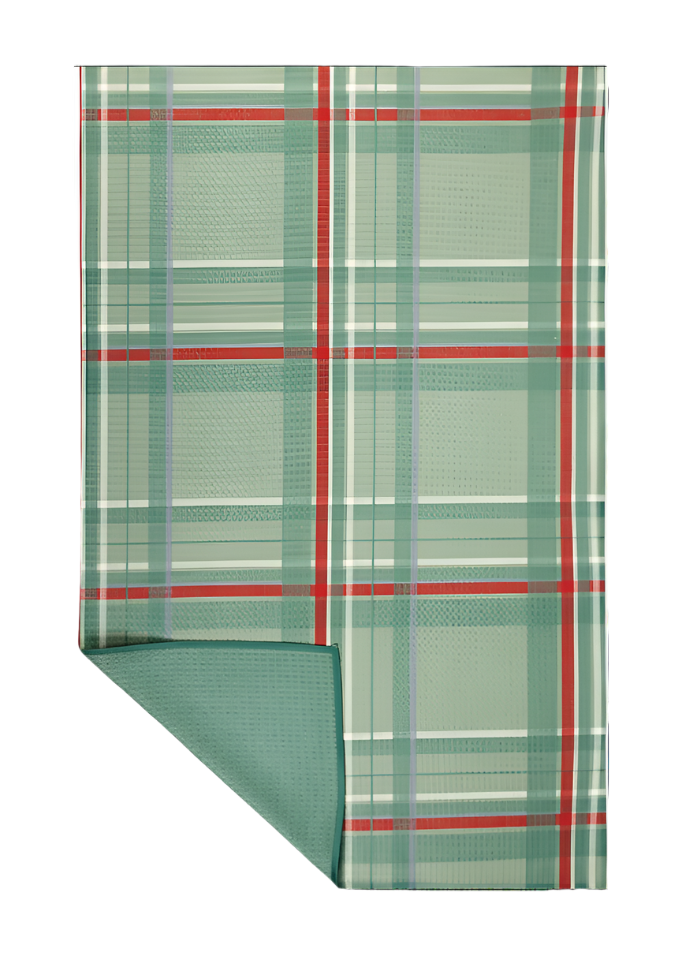 Christmas Plaid Vibe Recycled Towel