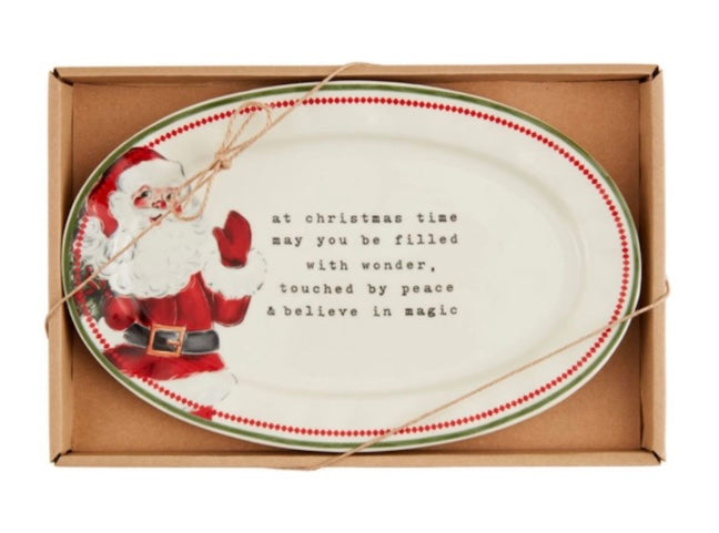 Classic Christmas Sentiment Plate