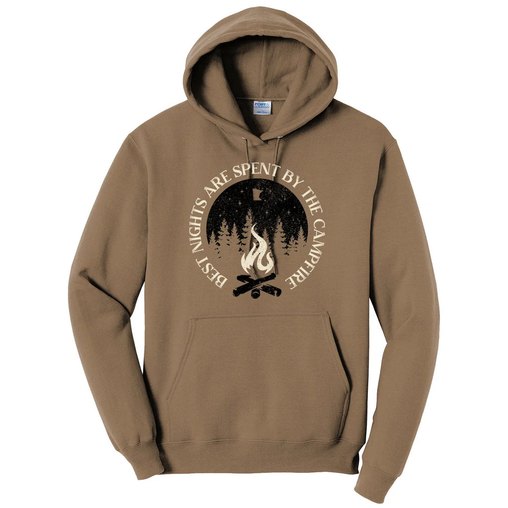 Brown Bonfire Hoodie